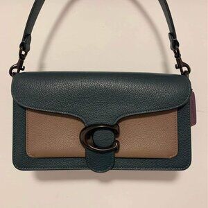 Coach Tabby Green Beige Bag